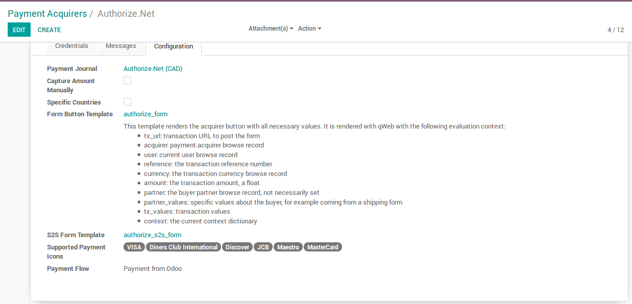 Payment Gateway Integration in Odoo